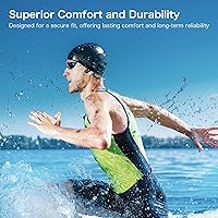 Vista 8 de Wantek Auriculares de oreja abierta, auriculares Bluetooth de conducción ósea, IPX8 impermeables con reproductor MP3 de 32 GB para natación y uso