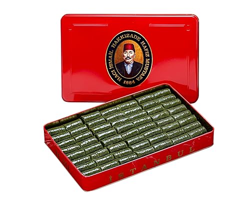 Miniatura 136 de Hafiz Mustafa 1864 Istanbul Baklava - Caja de pastelería - Bocadillos de postre de Baklava horneados hechos de hojas de masa filo fresca, pistacho