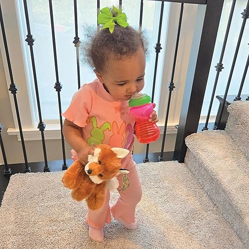 Miniatura 7 de The Petting Zoo Fox Stuffed Animal, Gifts for Kids, Wild Onez Zoo Animals, Fox Plush Toy 9 inches