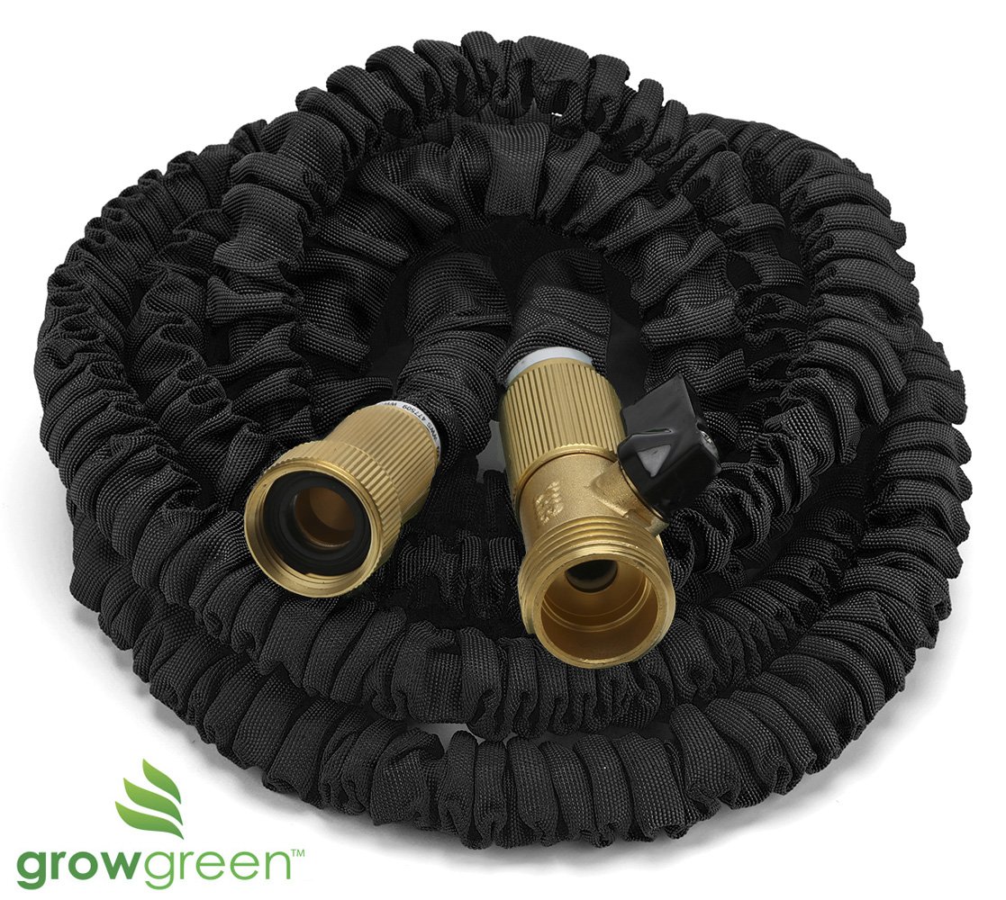 Garden Hose, 50 Ft, Heavy Duty Expanding Water Coil Best Flexible