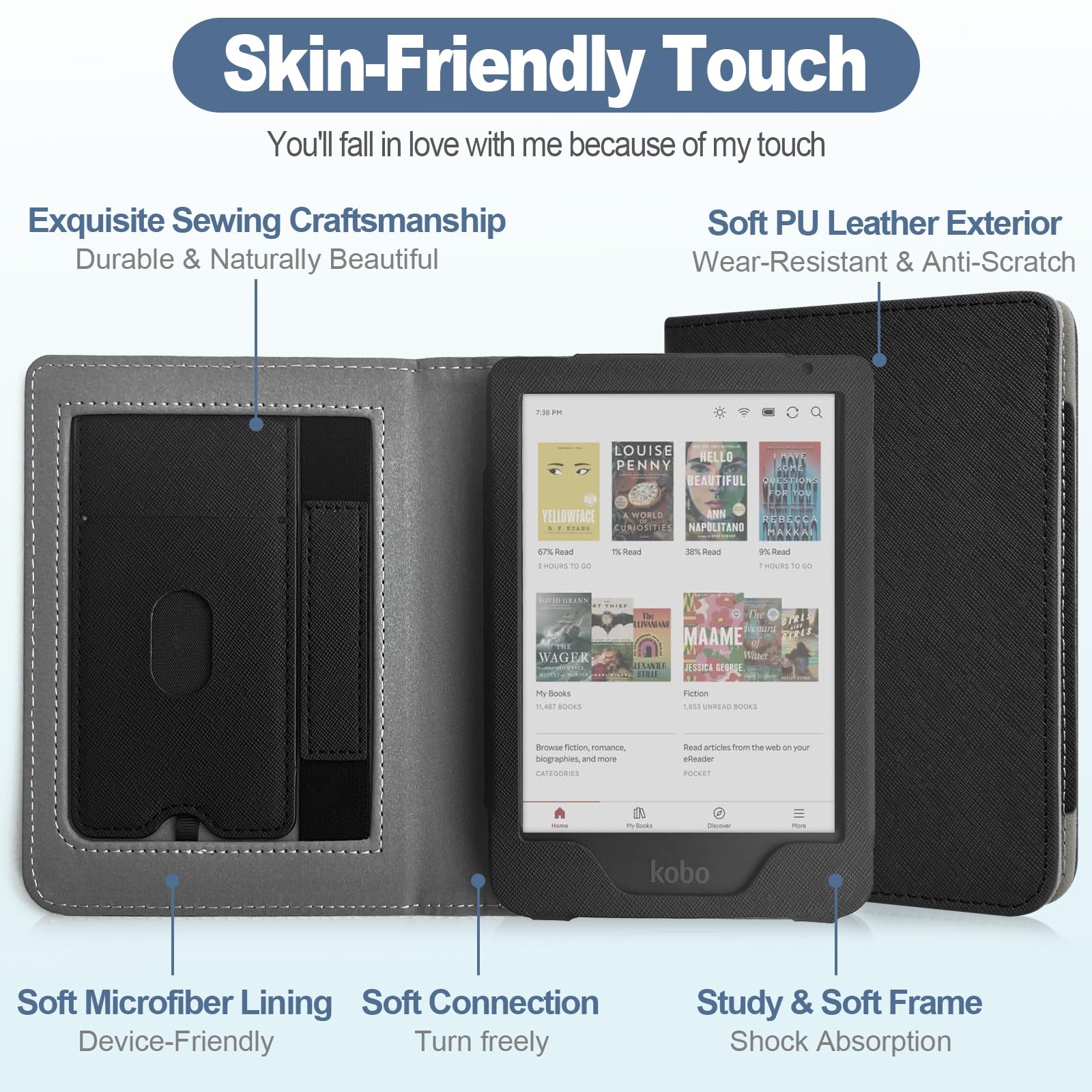 Amazon.com: Caweet Case for Kobo Clara Colour/BW 6 Inch 2024