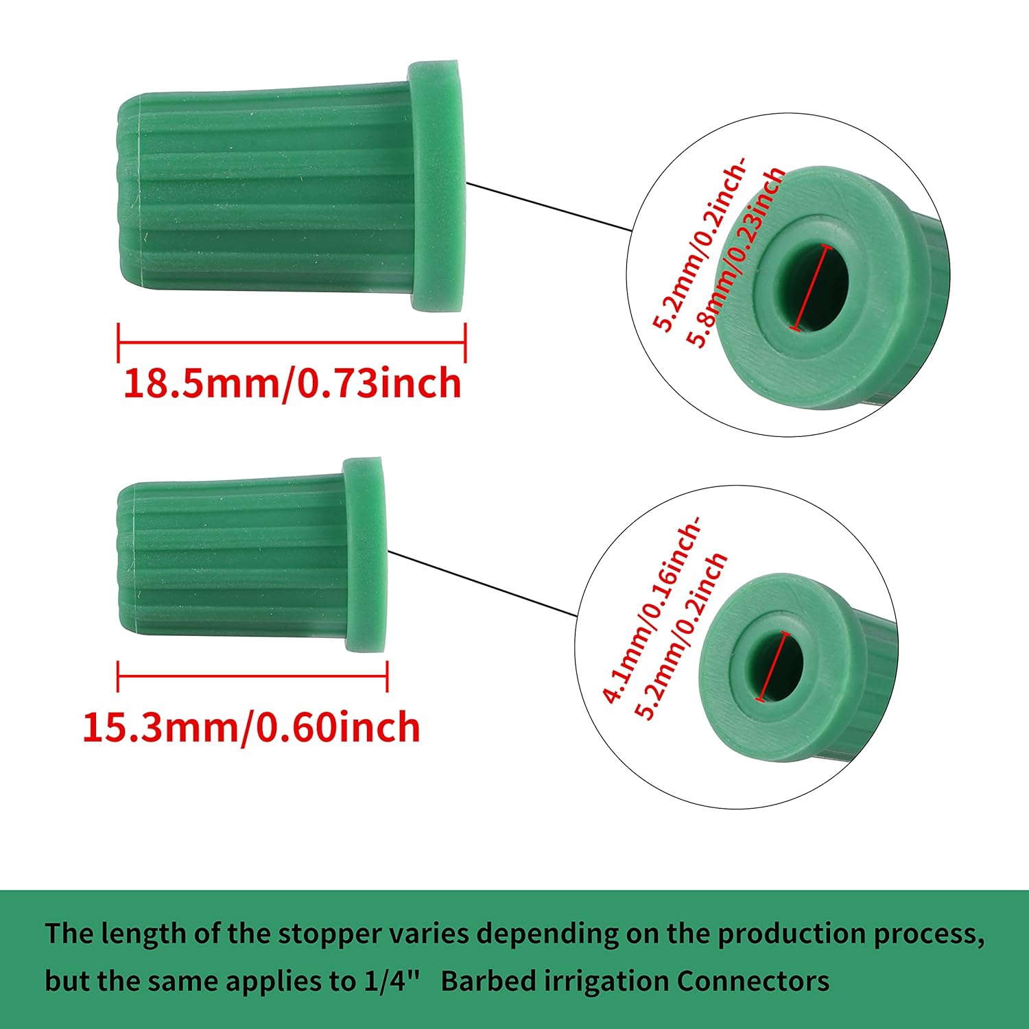 FULAIERGD 10 Pcs Barbed Tee 1/2 inch Tubing (1/2" ID x0.6-0.63" OD) 16mm to 1/4 inch Irrigation Tube Anti-Drop Barbed Hose Fittings (Fits 13mm ID / 4mm ID) : Patio, Lawn & Garden