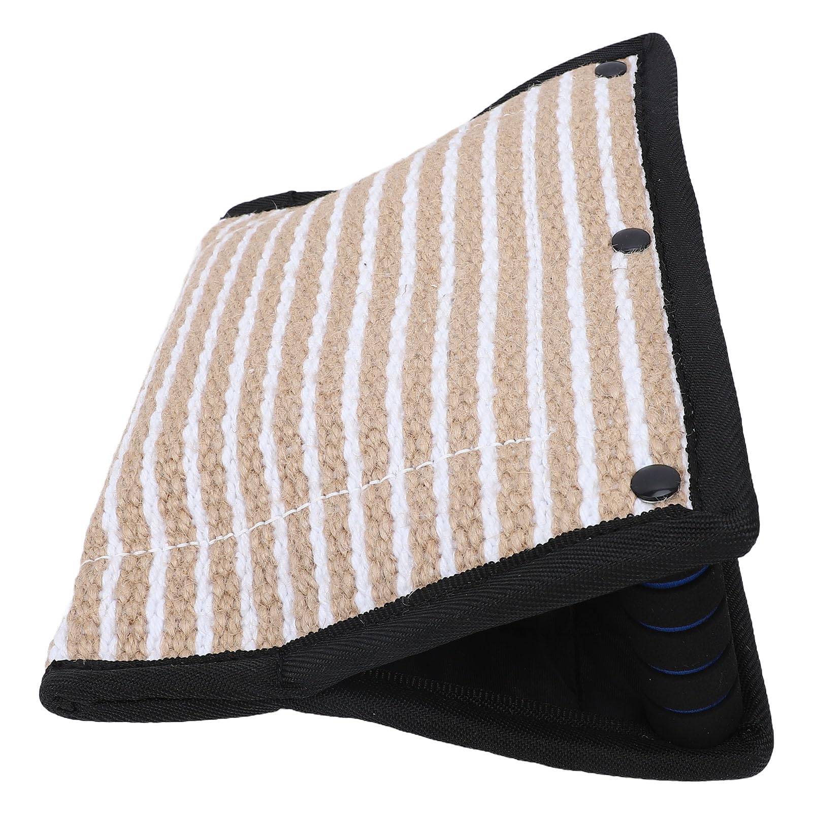 Almohada para Morder de, Juguete Interactivo de Yute Grueso para Entrenamiento y Obediencia de Perros Al Aire Libre, 1 Unidad (Negra)