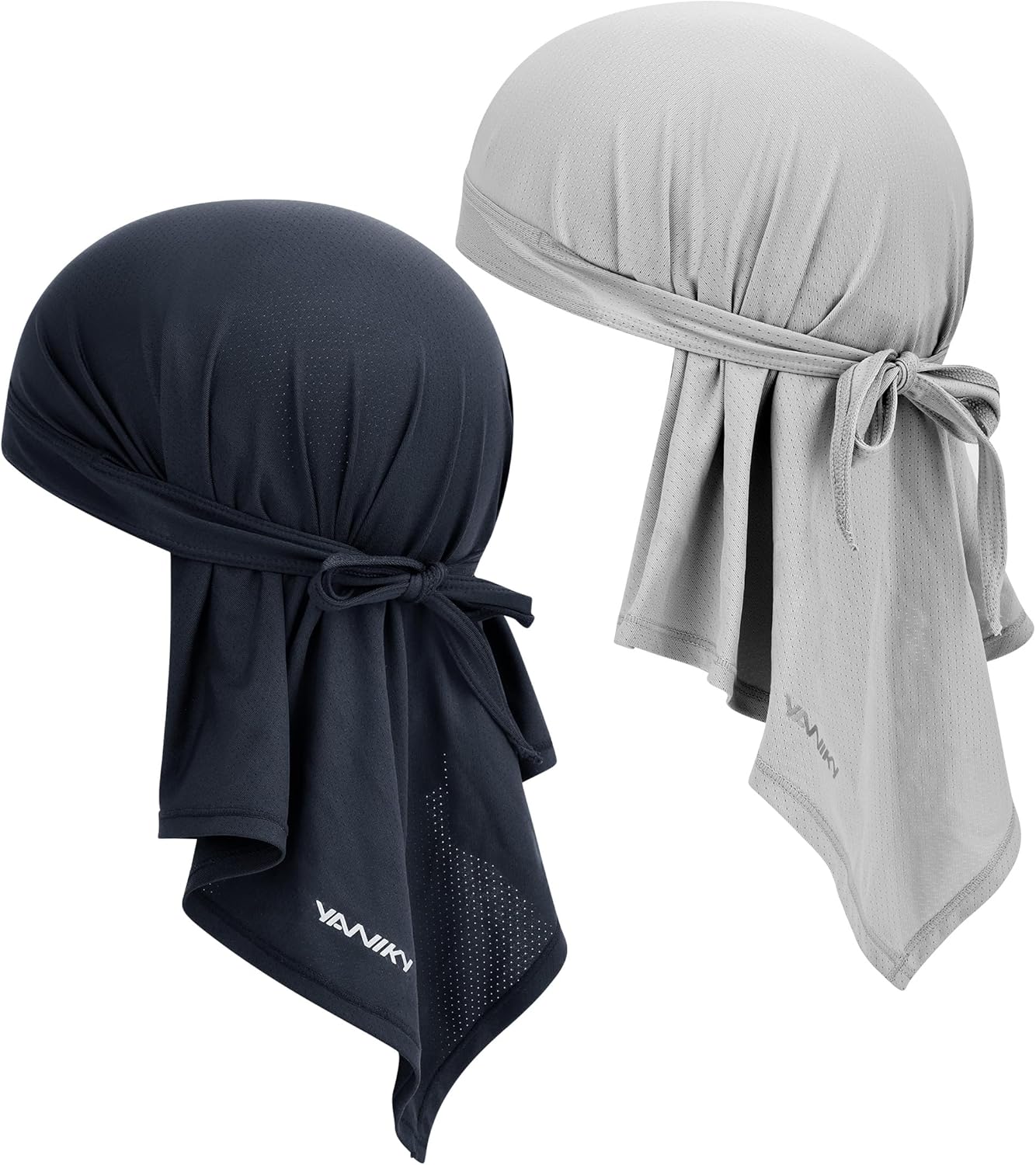 YANIKY Do Rag Bandanas for Men Cooling Breathable Skull Caps Women Dew Rags Moisture-Wicking Helmet Liner Head Wraps Durags
