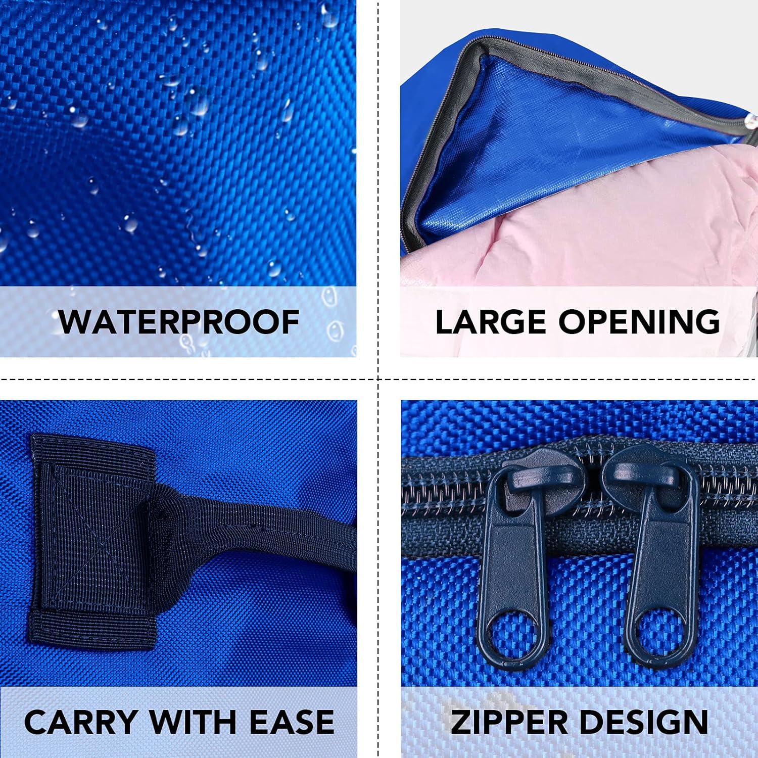 Harrison Howard Horse Blanket Storage Bag Large Capacity Equine Storage Bag for Horse Sheets Coolers Sport Boots-Medium (25”L x 20”W x 14”H) : Pet Supplies