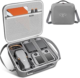 TIMETOP Air 3 Case, Portable Travel Bag Waterproof Carrying Case for DJI Air 3 Drone (DJI RC 2/RC-N2) Controller, Shockproof Carrying Case for DJI Air 3 Drone Fly More Combo Accessories
