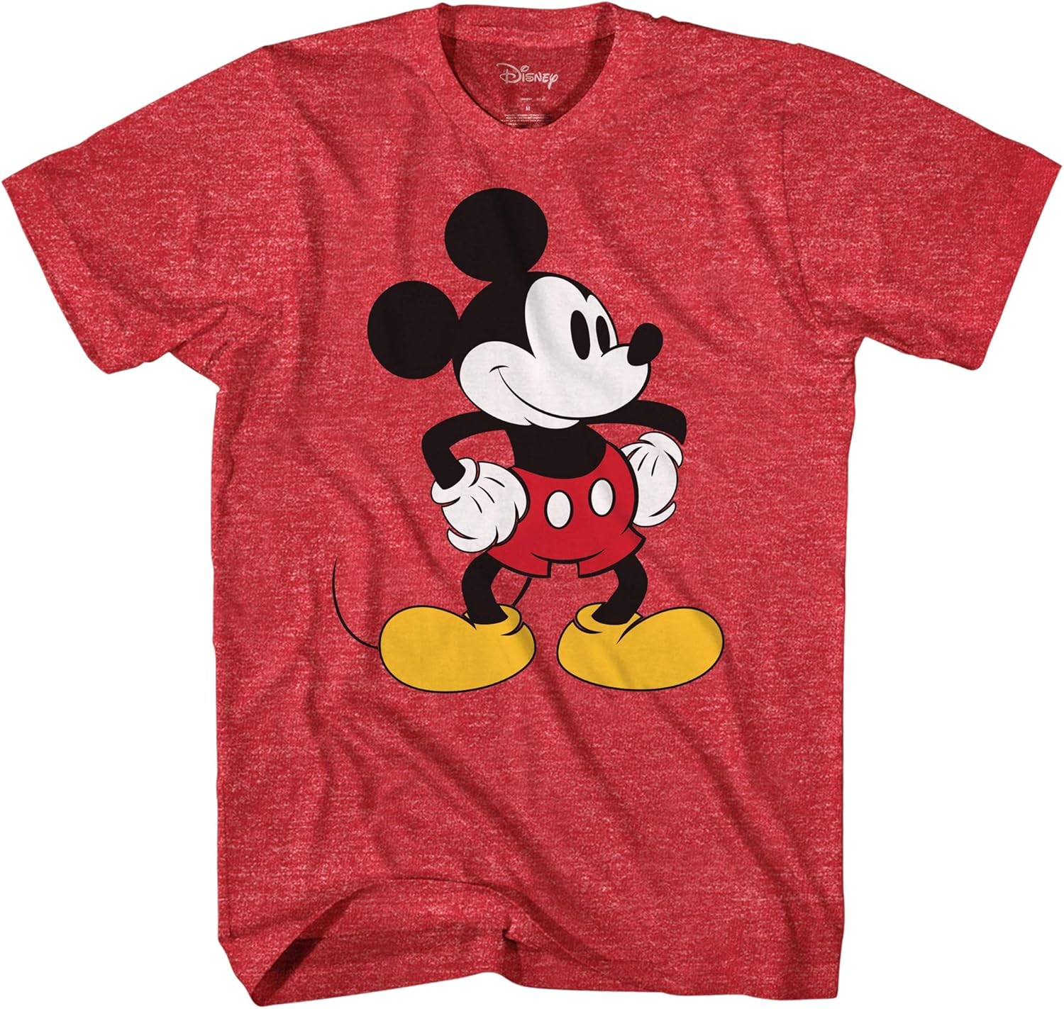 Disney Mickey Mouse & Pluto - Camiseta para hombre con gráficos para adultos