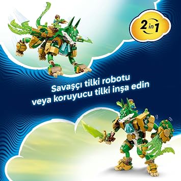 LEGO DREAMZzz Tilki Koruyucu Robot 71508 – 9 Yaş ve Üzeri Çocuklar için 2 Grimspawn Figürü ve 1 Z–Blob Figürü ile Elmas Yumurta İçeren Yaratıcı Oyuncak Yapım Seti, Eğlenceli Hediye Fikri (883 Parça)