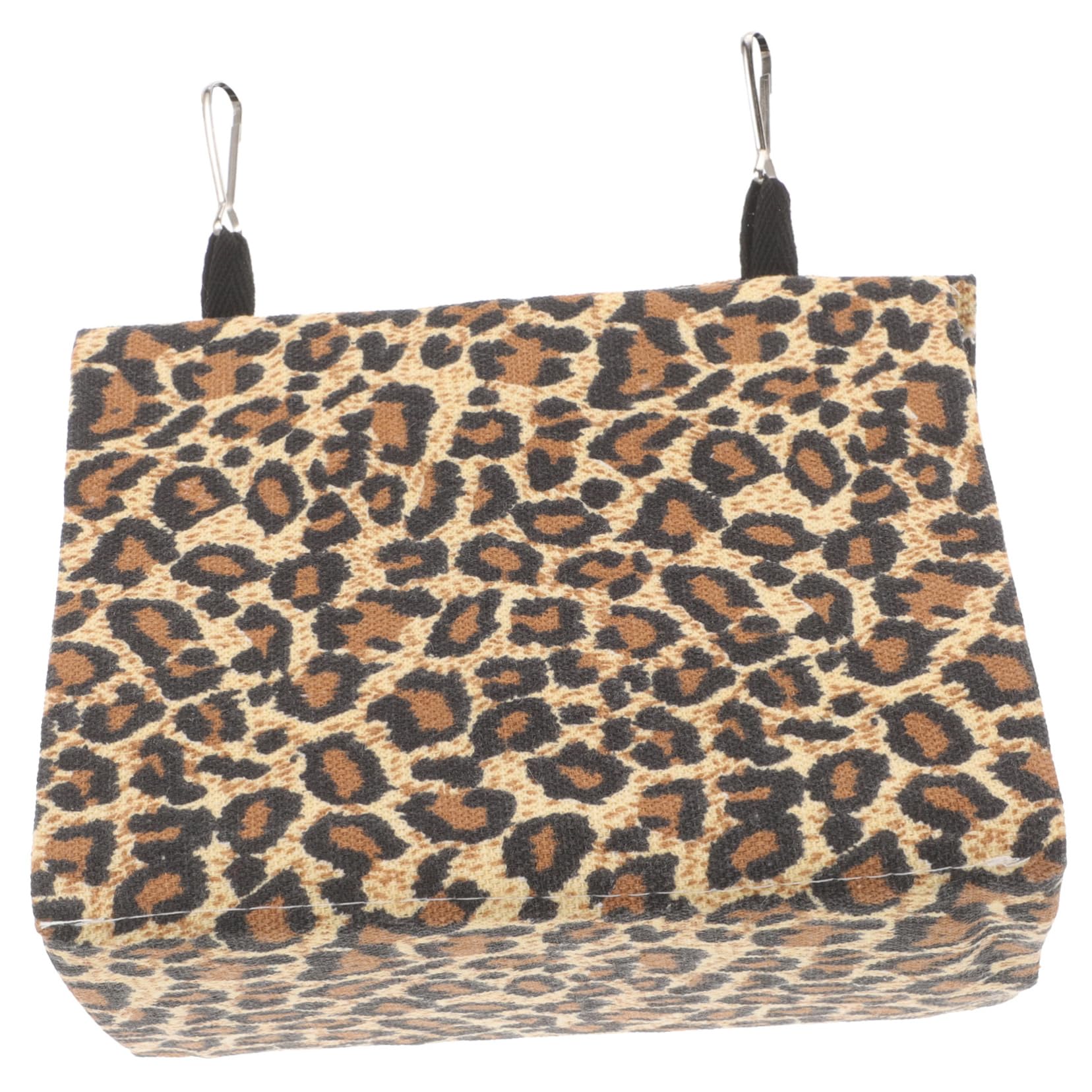 Toddmomy Small Animal Hamster House Bed Warm Hanging Nest for Rats Squirrels and Guinea Pigs Leopard Print Cozy for Indoor and Outdoor Use