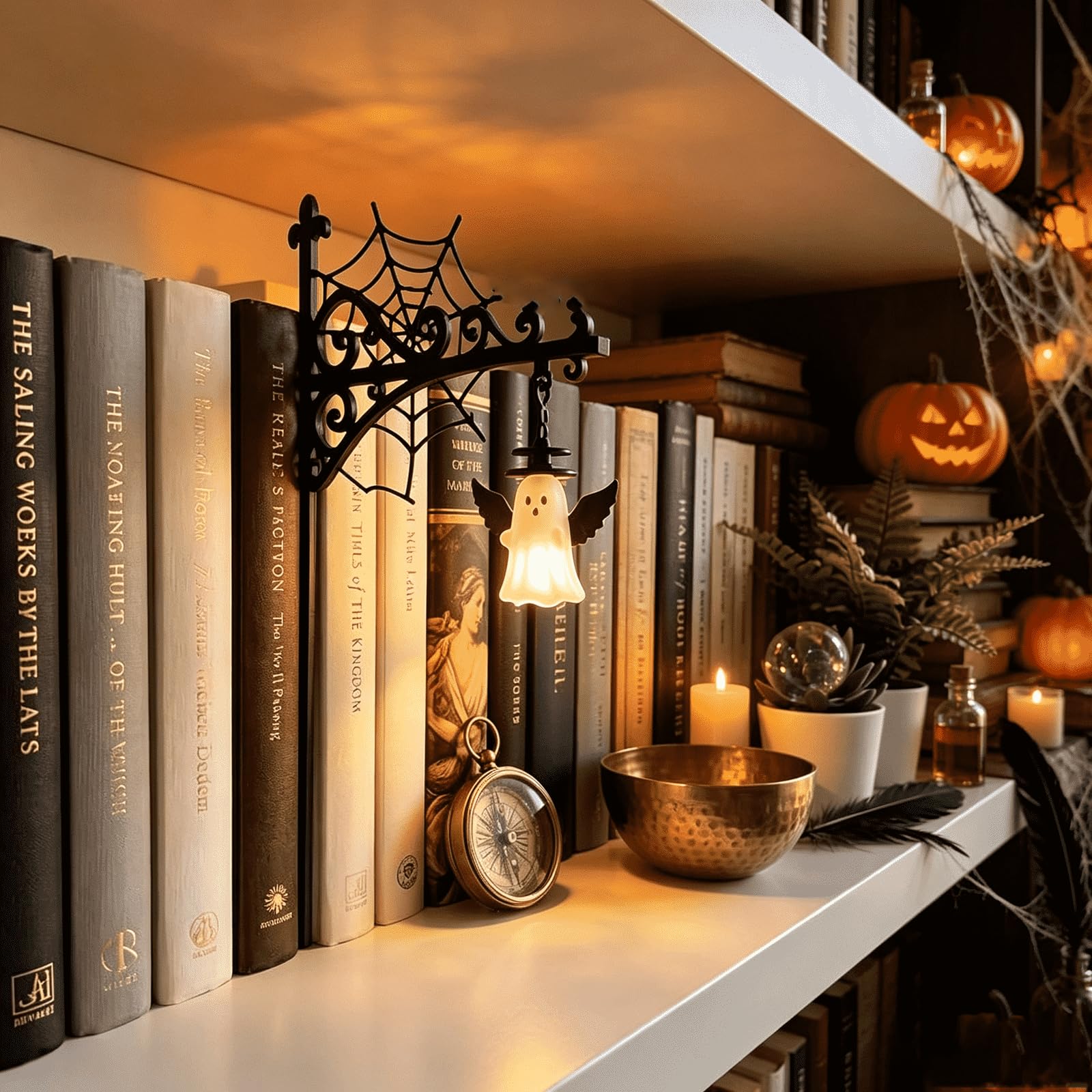 2026 New Library Lantern-Decorative Bookshelf Lighting, Vintage Fantasy Book Nook Lamp, LED Magic Reading Light for Bookworms, Portable Shelf Decor, Enchanting Gift for Literary Lovers