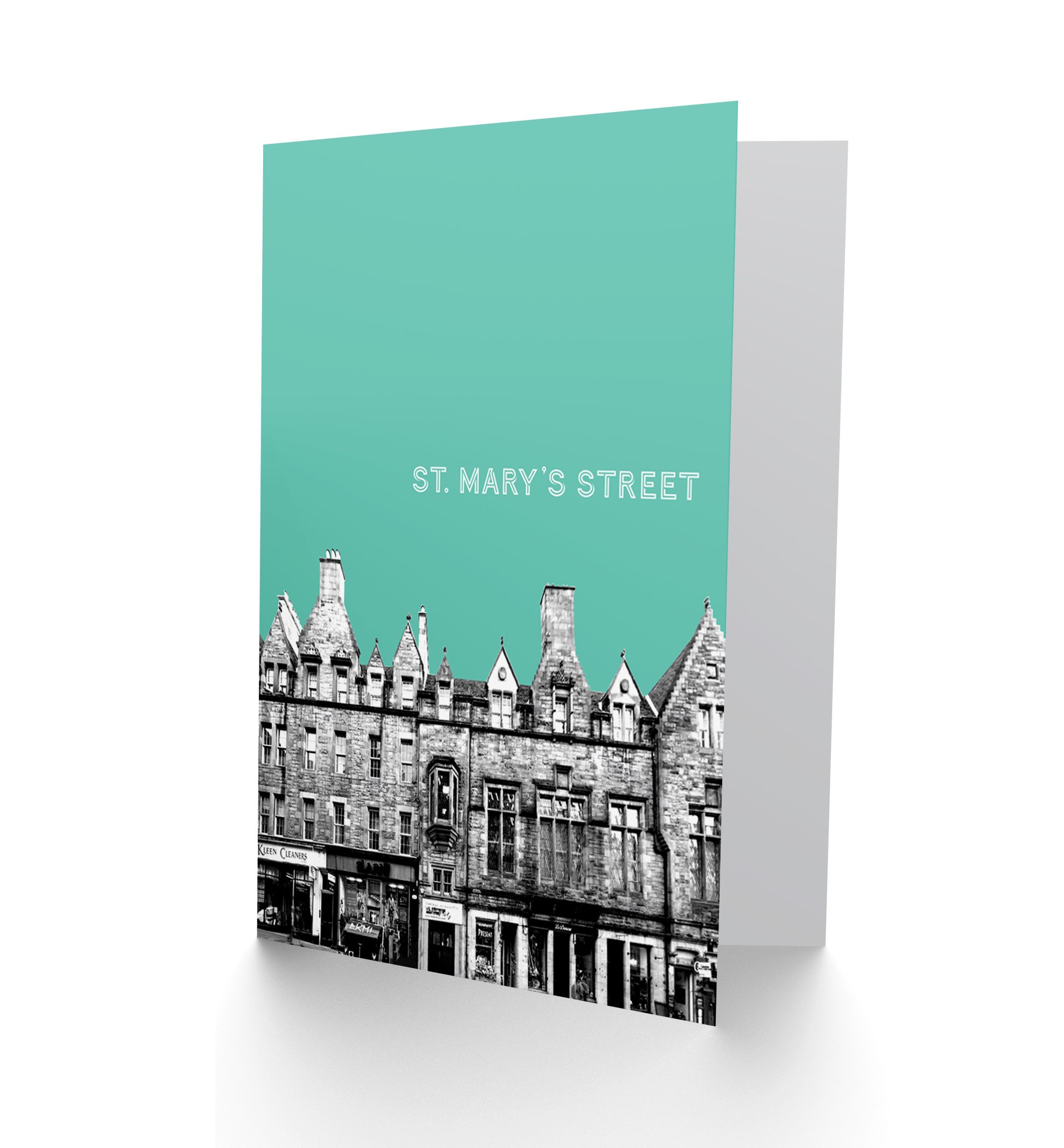 Artery8 Greeting Card - Teal Greetings Card - Green
