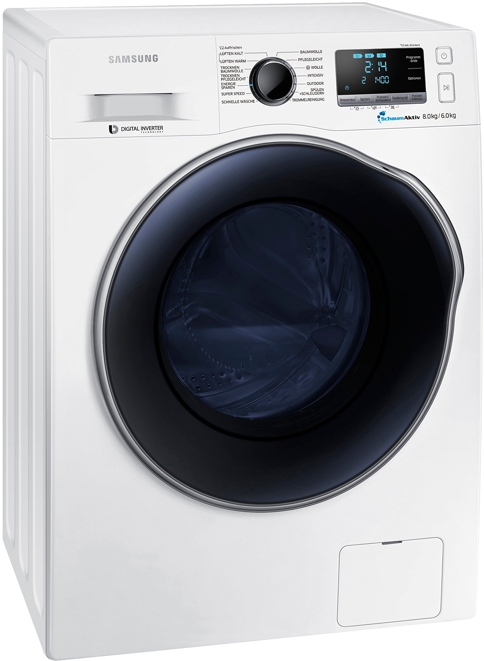 Samsung WD80J6400AWEG Waschtrockner 8 kg 1088 kWh SchaumAktiv Technologie