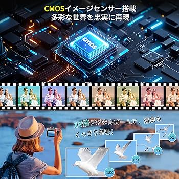 Amazon | 【2025年最強6K録画】 デジタルカメラ 8400万画素