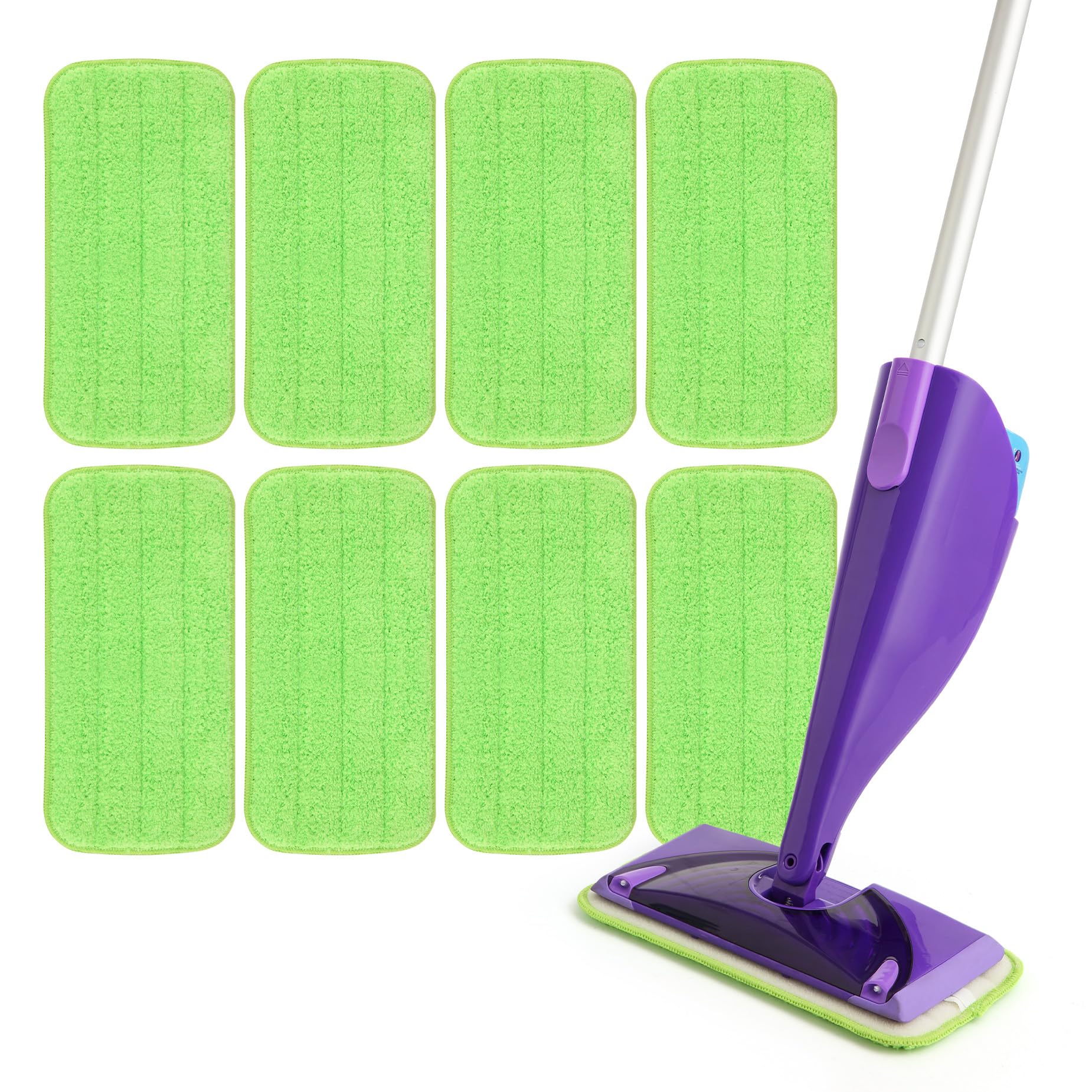 Photo 1 of MABUBU Reusable Mop Pads Refills for Swiffer WetJet, 8 Pack