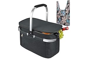 Tirrinia Large Insulated Picnic Tote: A Leak-free & Portable Cooler for Outdoor Adventures