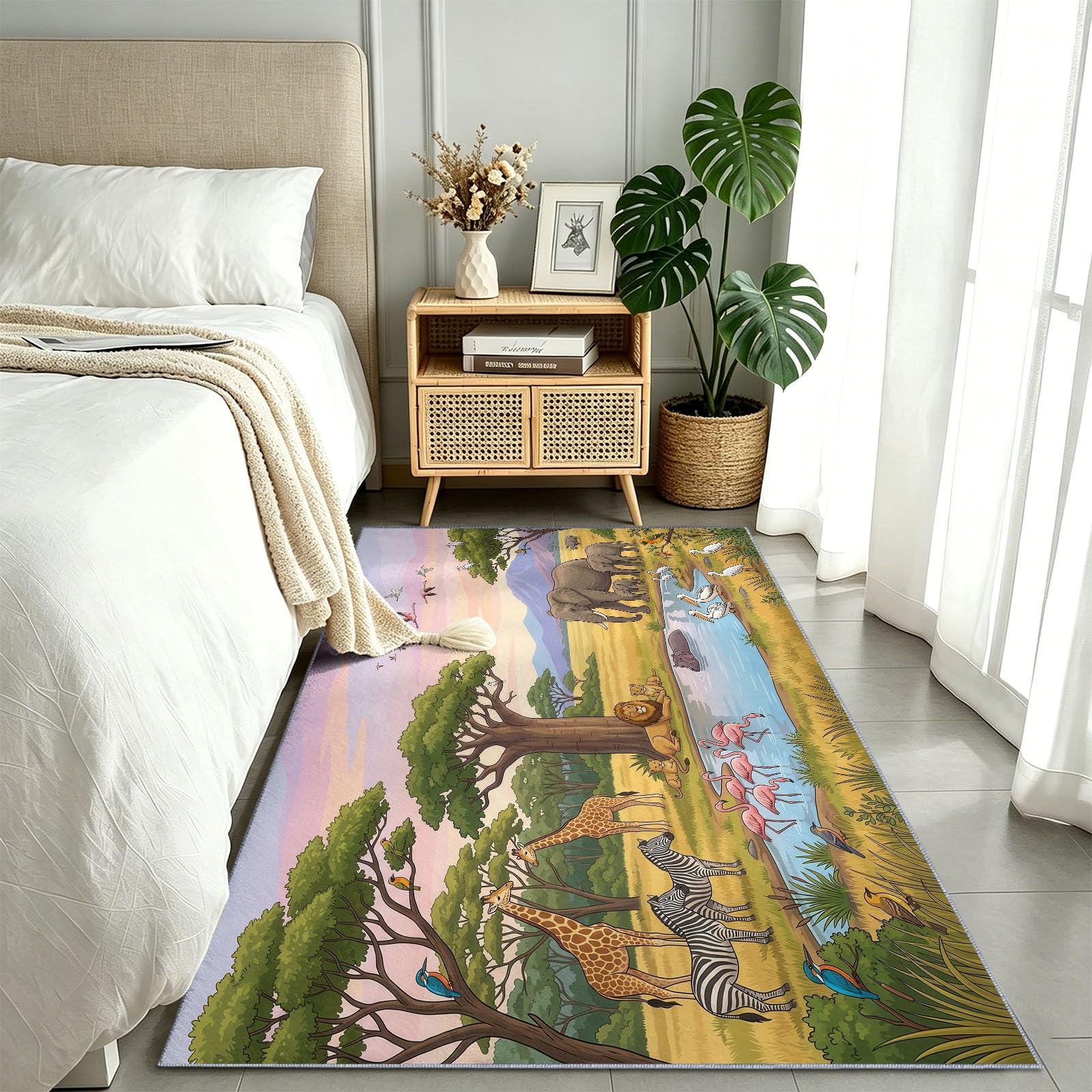 Tapis de couloir lavable et anti-saleté 50x150cm pour en finir avec les sols tachés