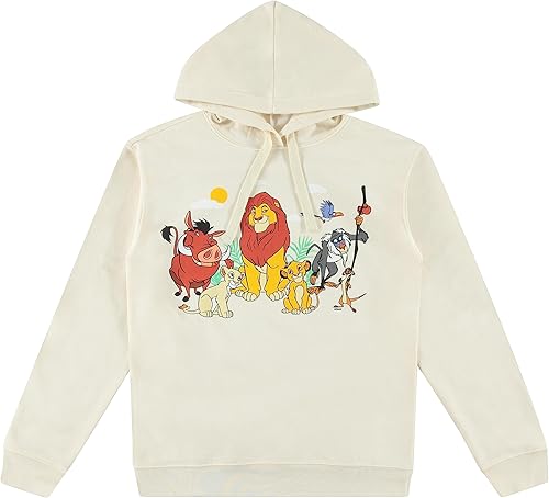 Disney Sudadera de moda para mujer, diseño clásico de Hakuna Matata, diseño de rey león Simba