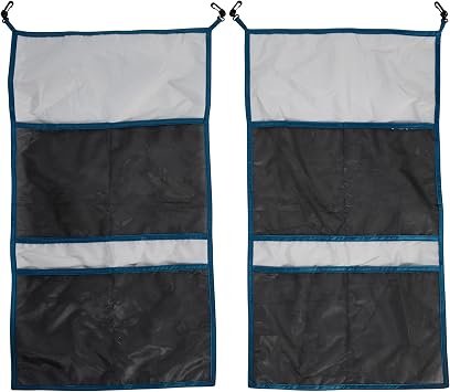 TETON Sports Hacienda 8 Person Family Camping Tent, Large Gear Loft and 4 Storage Pockets, Swinging Door Makes it Easy to Access, Full Mesh Roof, Waterproof Rainfly, Tent Organizer