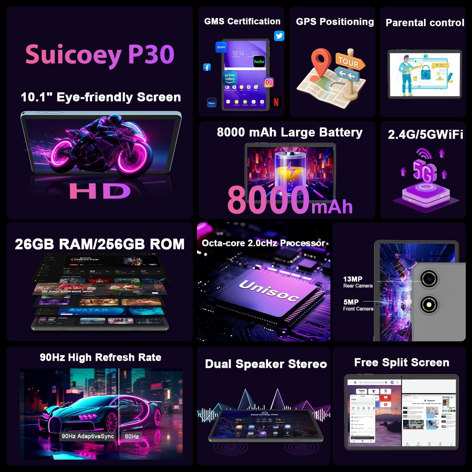 2026 Android 15 26GB+256GB+2TB Tablet with Keyboard - Review - Dettaglio