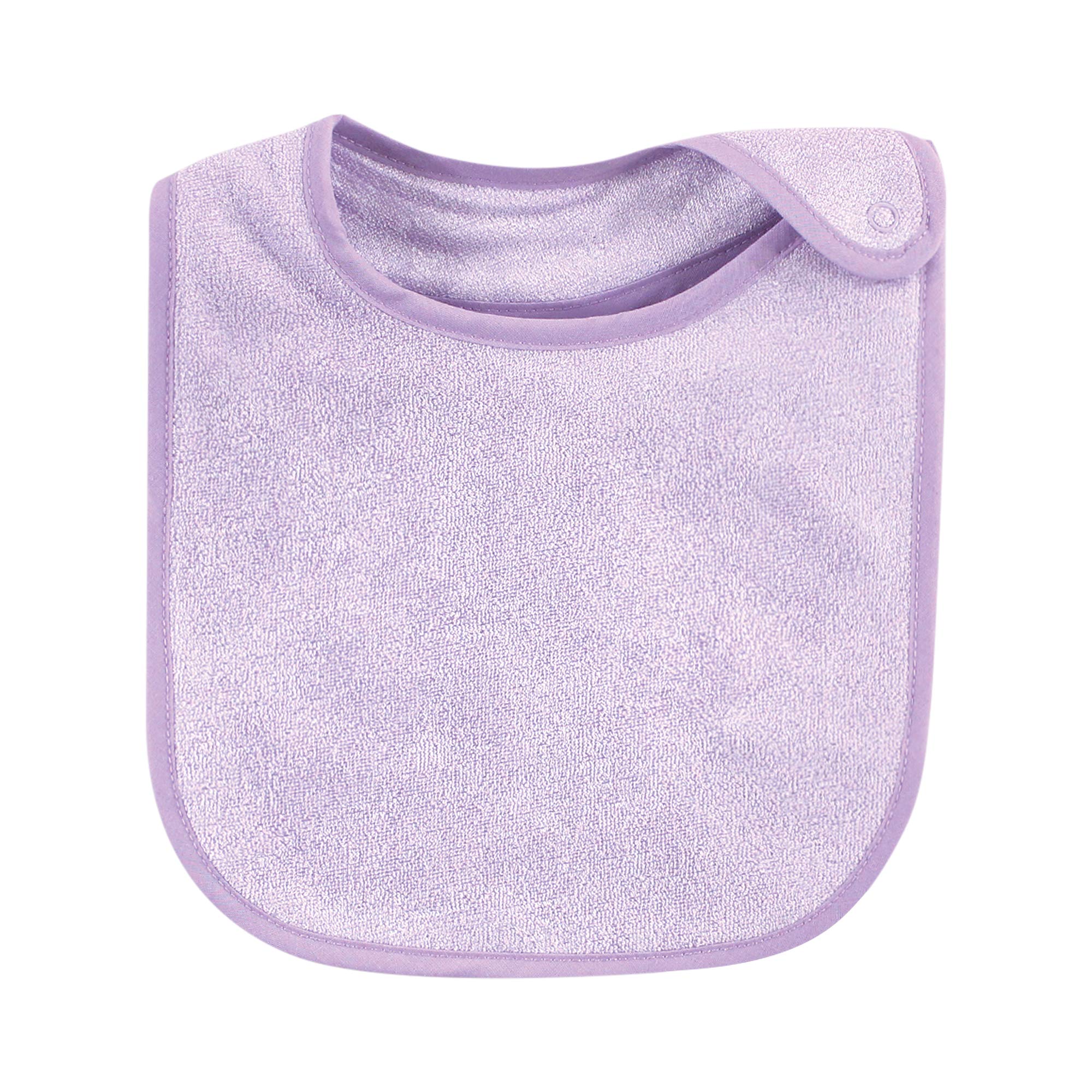 Hudson Baby Baby Rayon de bambú Terry Baberos - morado - talla única