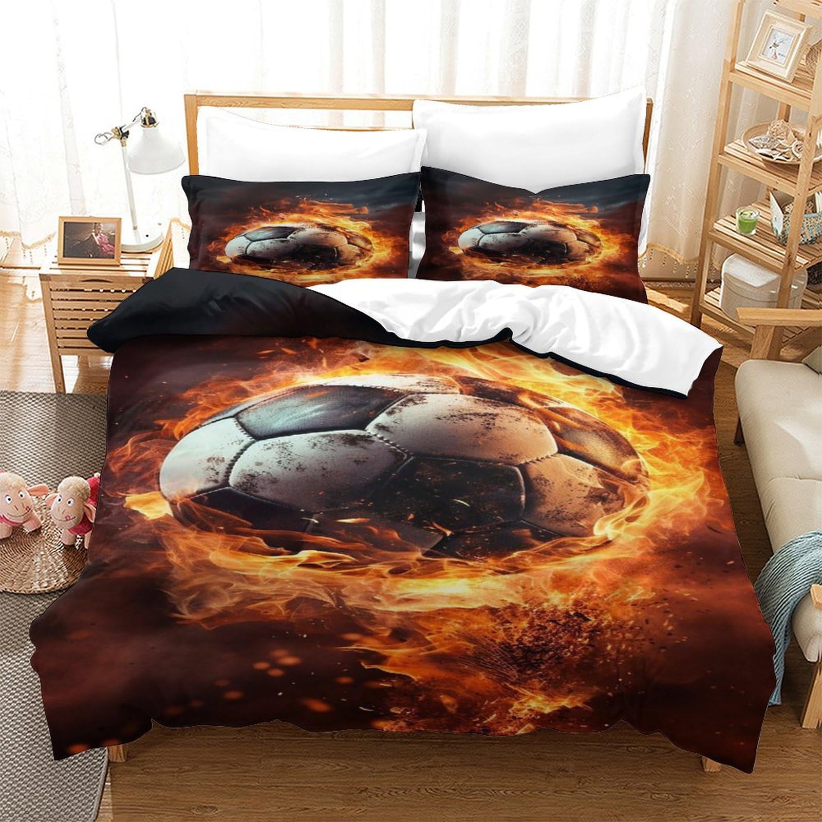 Parure lit football King pour créer une chambre d'ado dynamique