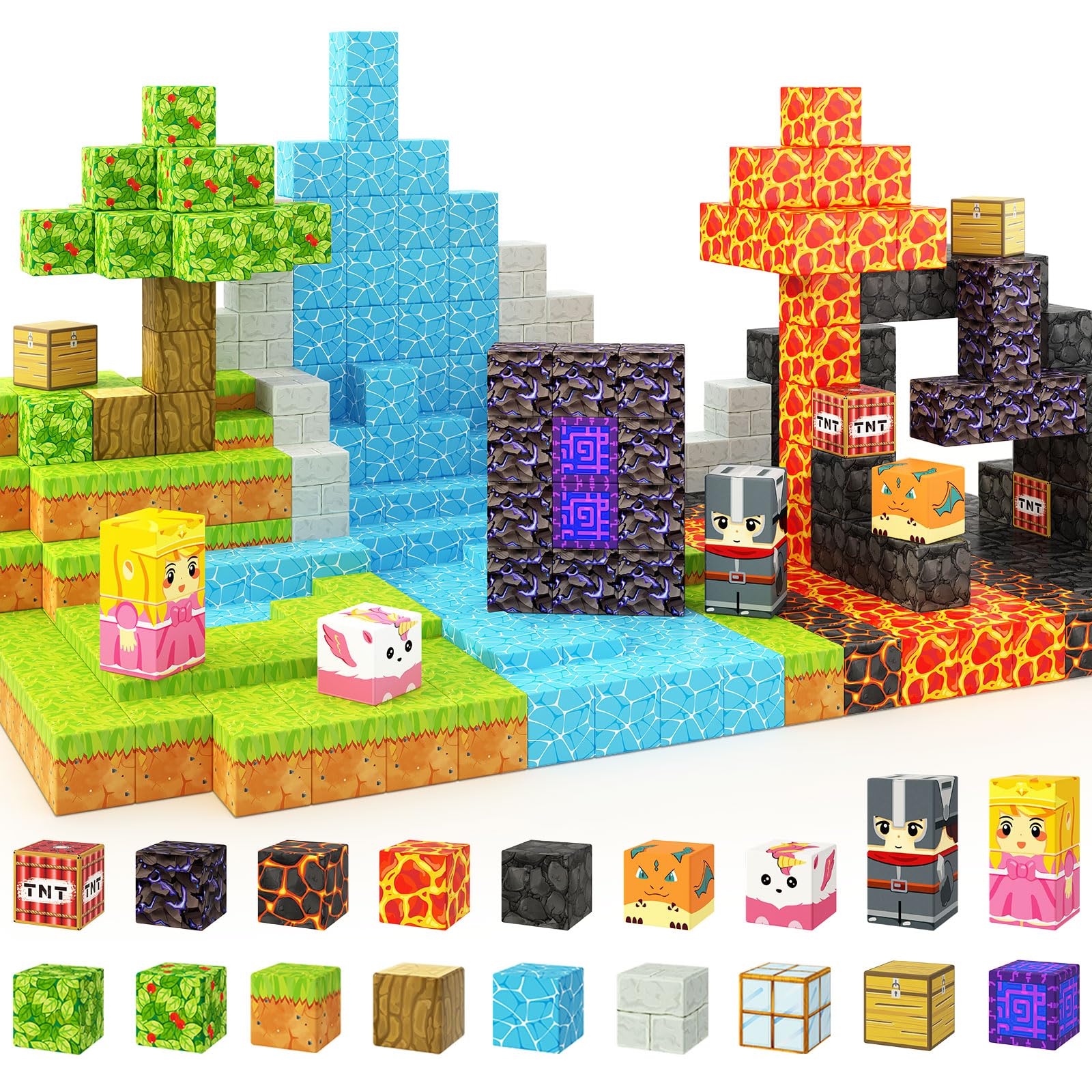 Amazon.co.jp: Coodoo 磁気ブロック - Build Mine Magnetワールド Amazon.co.jp: Coodoo 磁気ブロック - Build Mine Magnetワールド