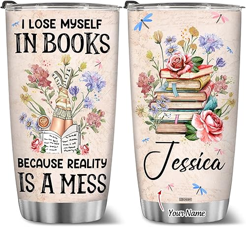 Miniatura 8 de Tarjeta de fecha de vencimiento de biblioteca personalizada para biblioteca, tarjeta de fecha de vencimiento, vaso de viaje, regalo para lectores,