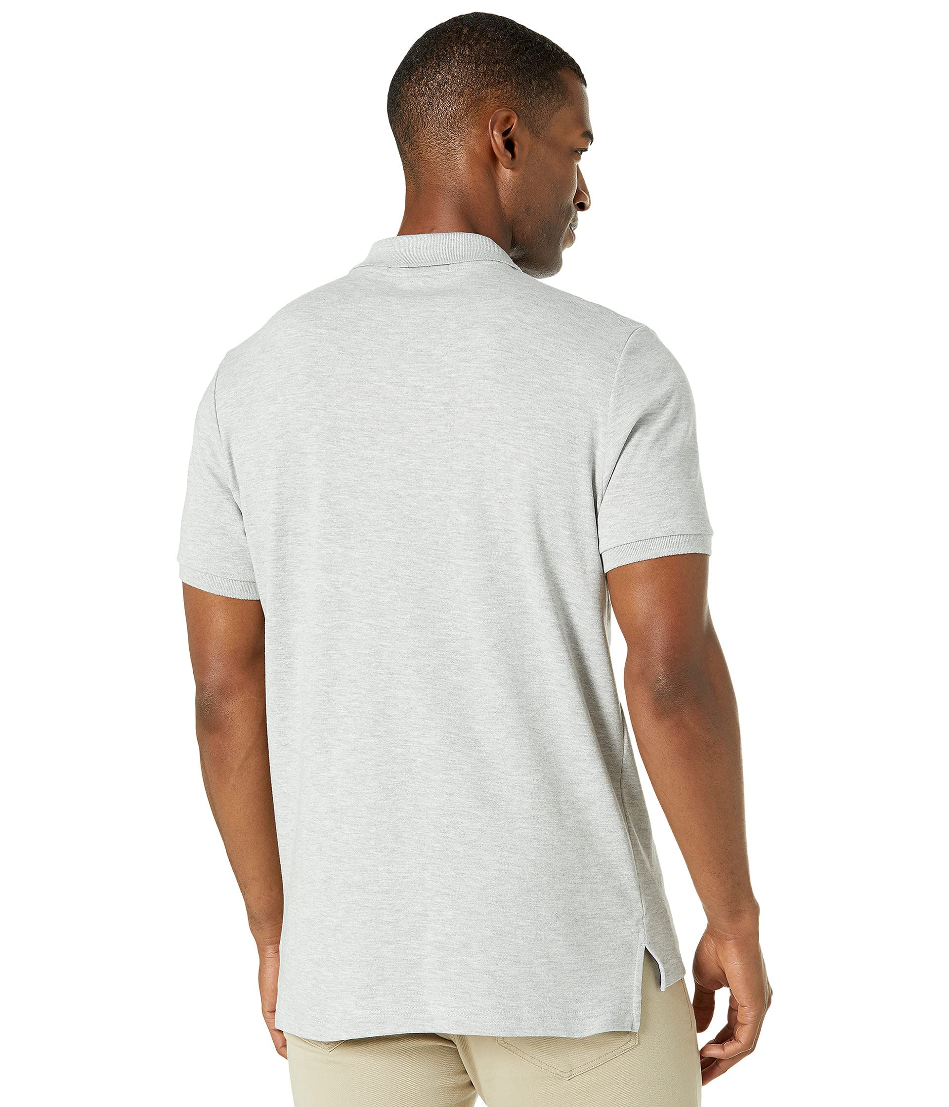 U.S. Polo Assn. Polo de Manga Corta Entrelazado Sólido Camisa de Polo Hombre (Pack de 1)