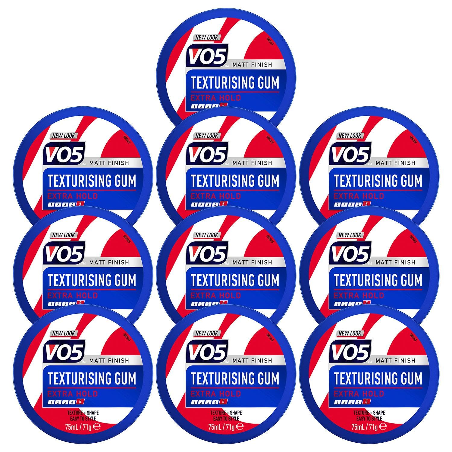 VO5 Texturising Gum with Extra Firm Hold for Natural & Stylish Look for Men Offers an All-day Hold and Ideal for Extreme Styling Smoothing