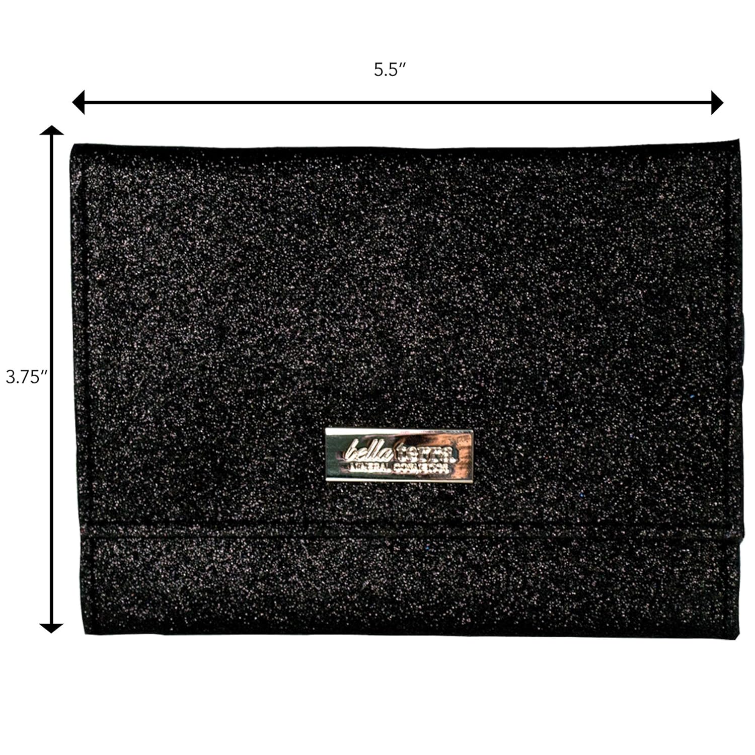 BellaTerra Cosmetics Nightlife Brush Set – 10-Piece Travel Compact Makeup Brush Kit – Vegan & Cruelty-Free with Soft Synthetic Bristles – For Foundation, Blush, Contour, Powder, and Eyeshadow - Image 6