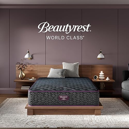 Vista 16 de Beautyrest World Class Level Three Extra Firm 14.25" Colchón - Tamaño King - Soporte duradero, alivio de presión, enfriamiento, separación