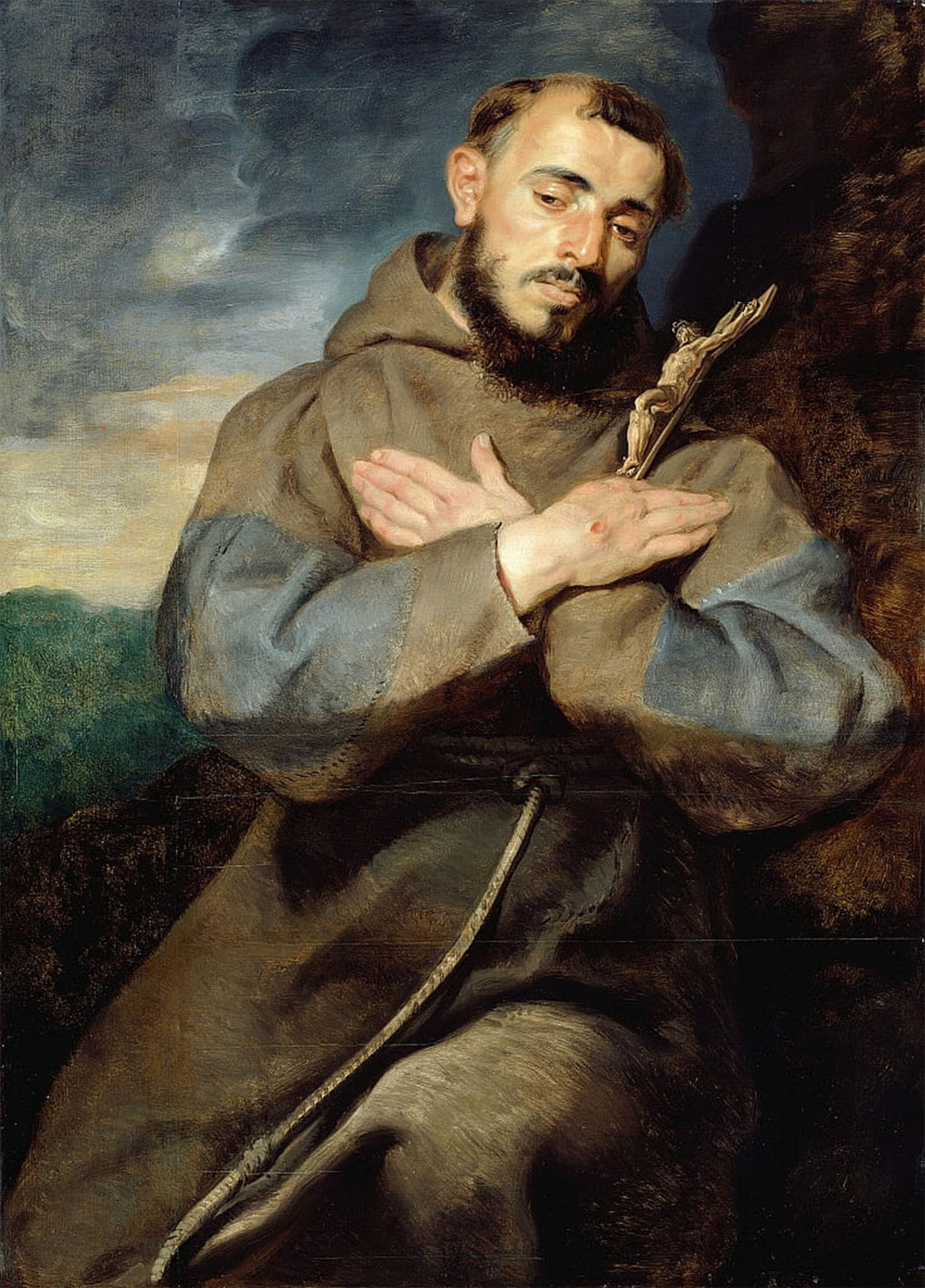 SERENDIPITP Retro Picture Poster Wall Art Pictures Painting Saint by Peter Paul Rubens Wall Art Canvas Print for Wall Decor 60x90cm