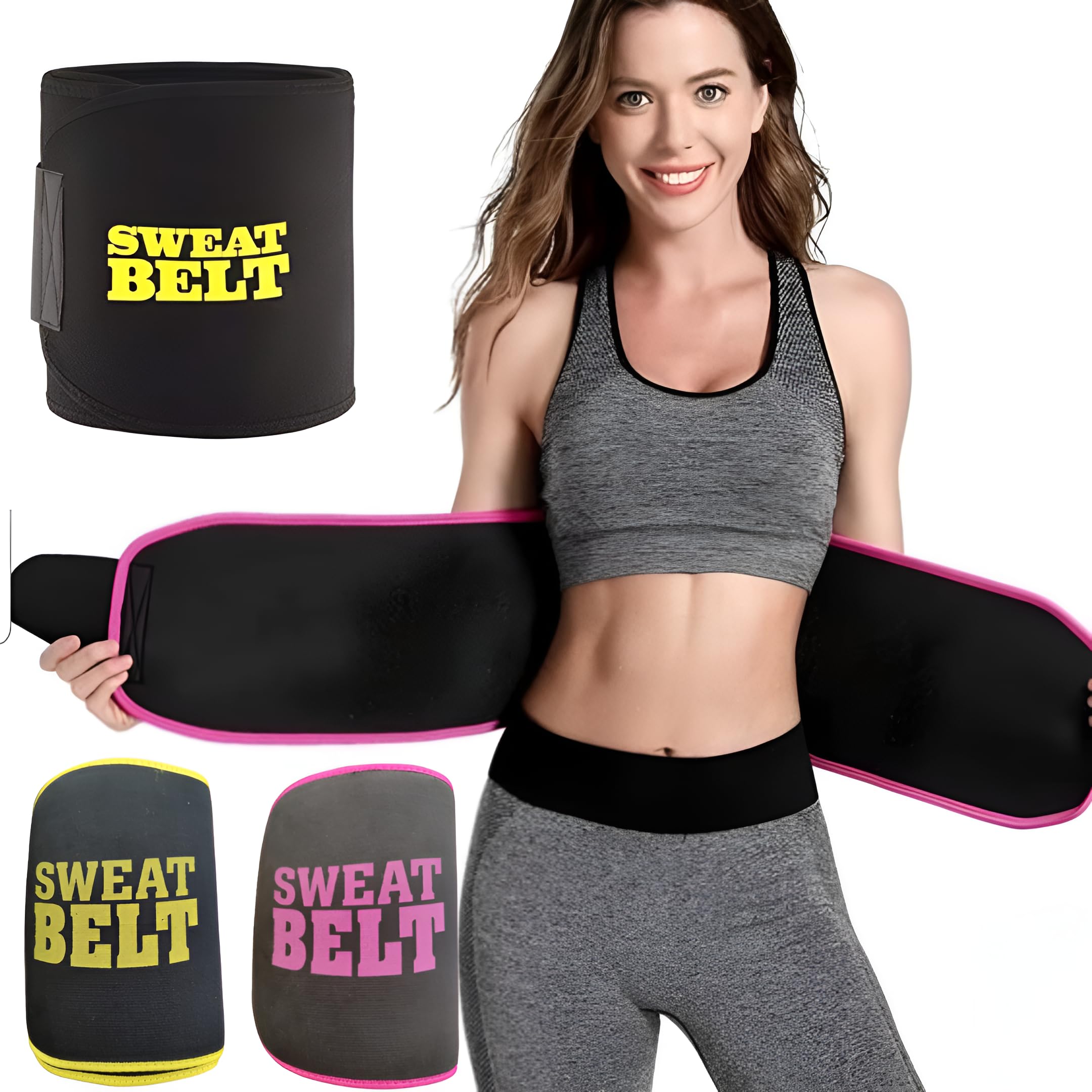 Daizen Sweat Slimming Belt for Men and Women, Sauna Waist Trainer for Belly Fat Burning, Tummy Belt Shapewear for Healthy Sweat, Weight Loss, Lower Back Posture (Free Size) Black (B0D33MT8TC) Amazon Price History, Amazon Price Tracker