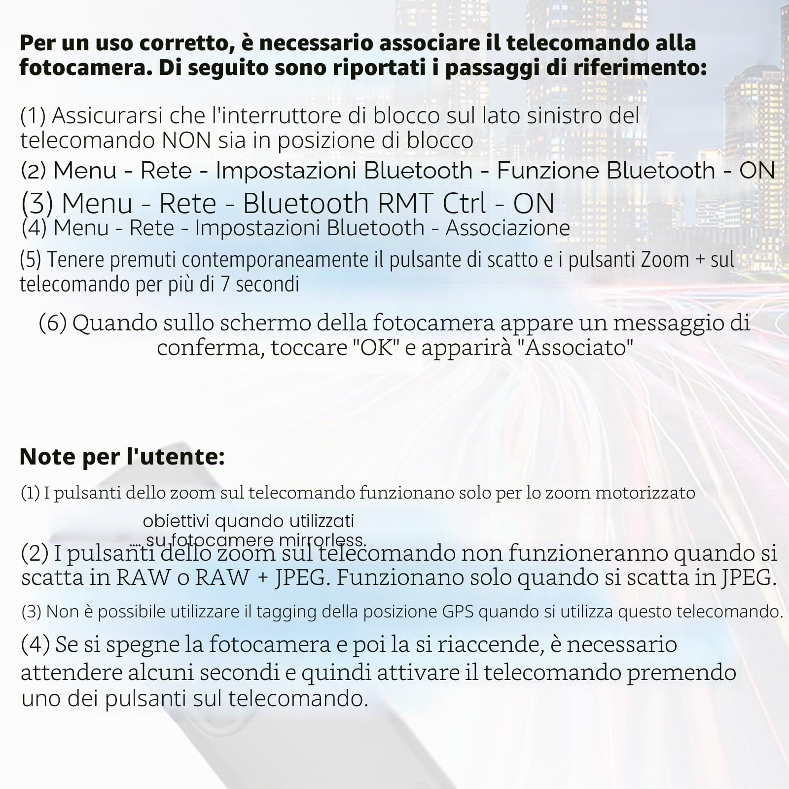 AODELAN - Telecomando a distanza per fotocamera Sony a6100, a6400, a6600, a7c, a7 III, a7R III, a7R IV, a9, a9 II, DSC-RX0 II, DSC-RX100 VII, ZV-1; sostituisce Sony RMT-P1BT