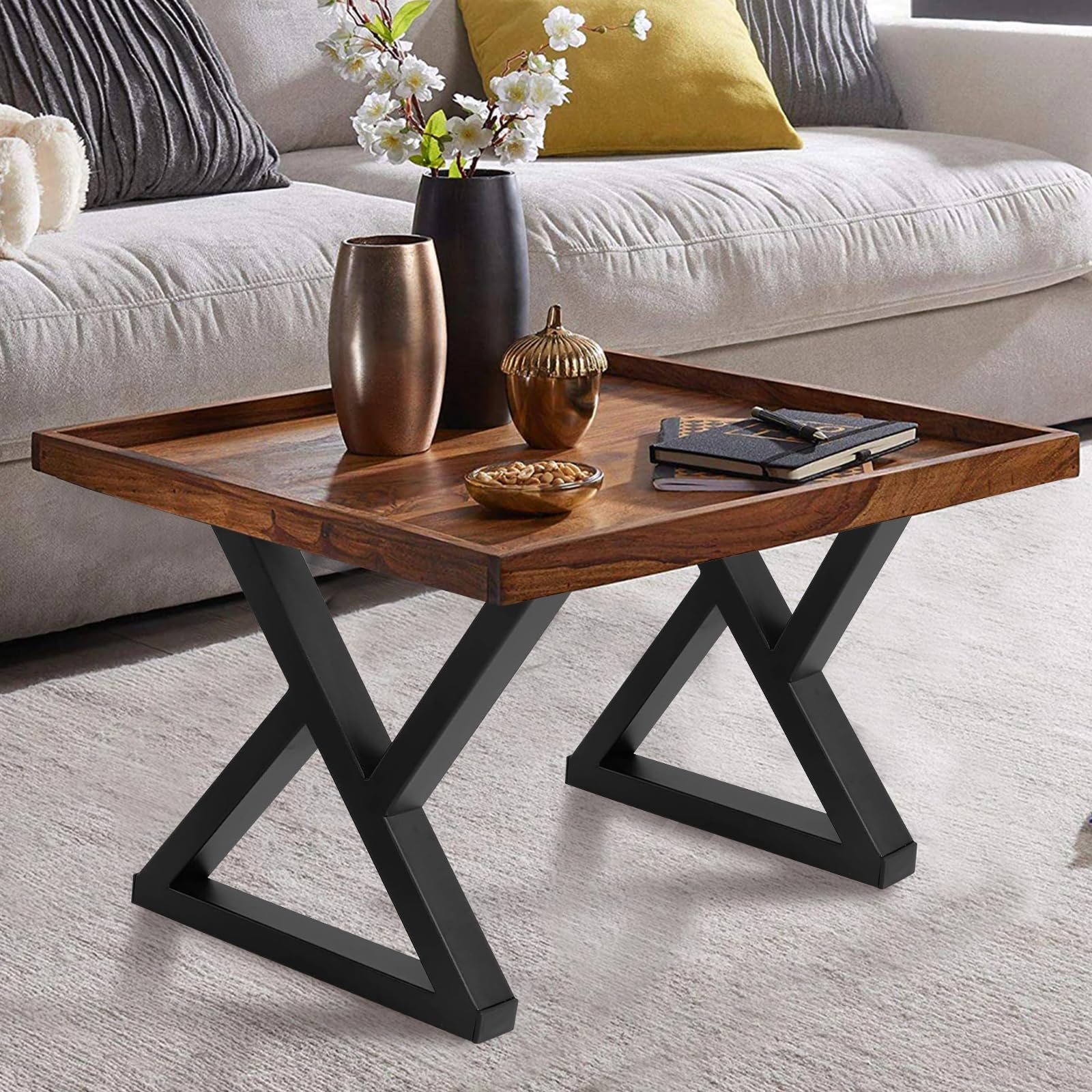 Metal Table Legs Metal Coffee Table Leg 16 Inch Heavy Duty Z Shape