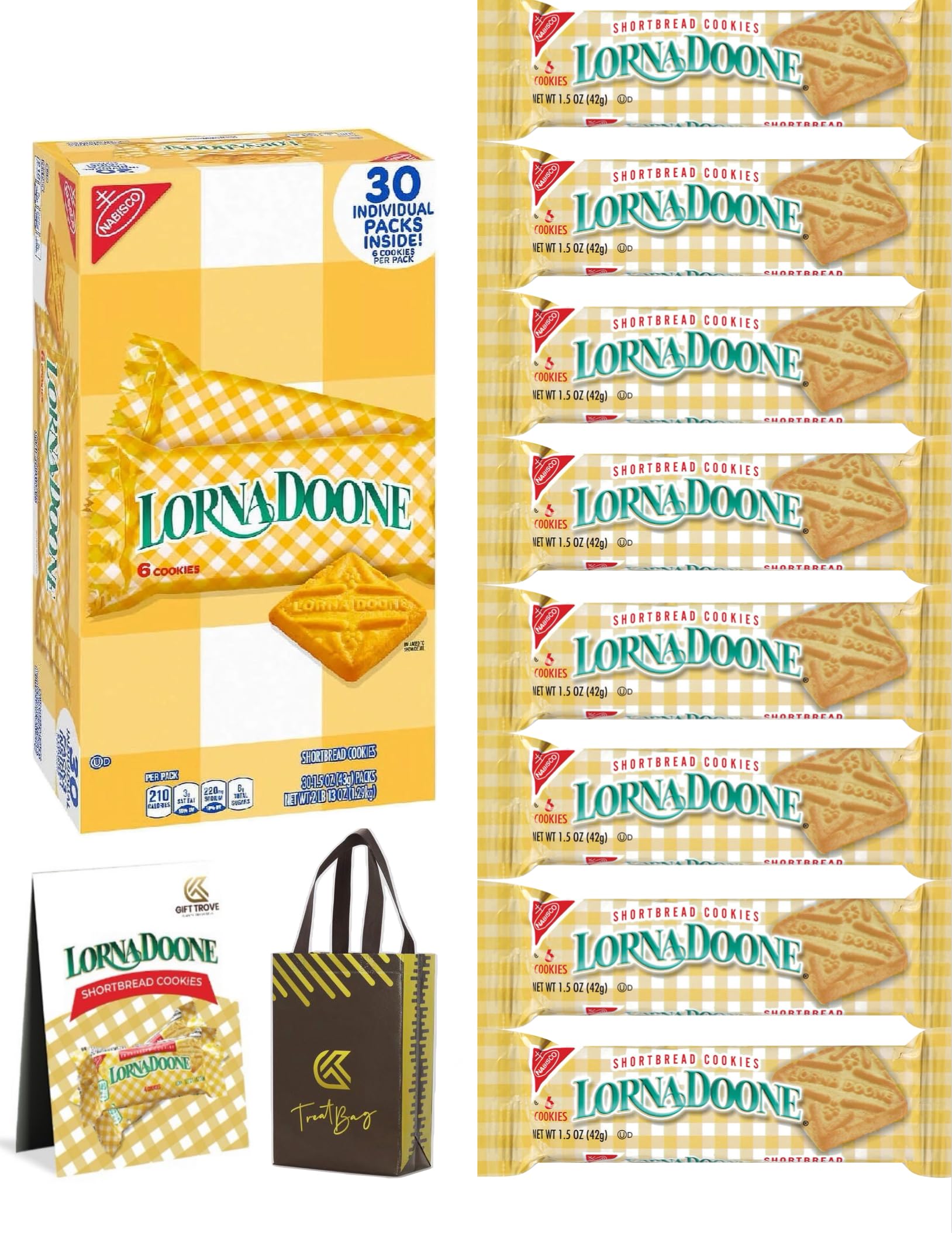 Lorna Doone Shortbread Cookies (Pack of 30, Butter)