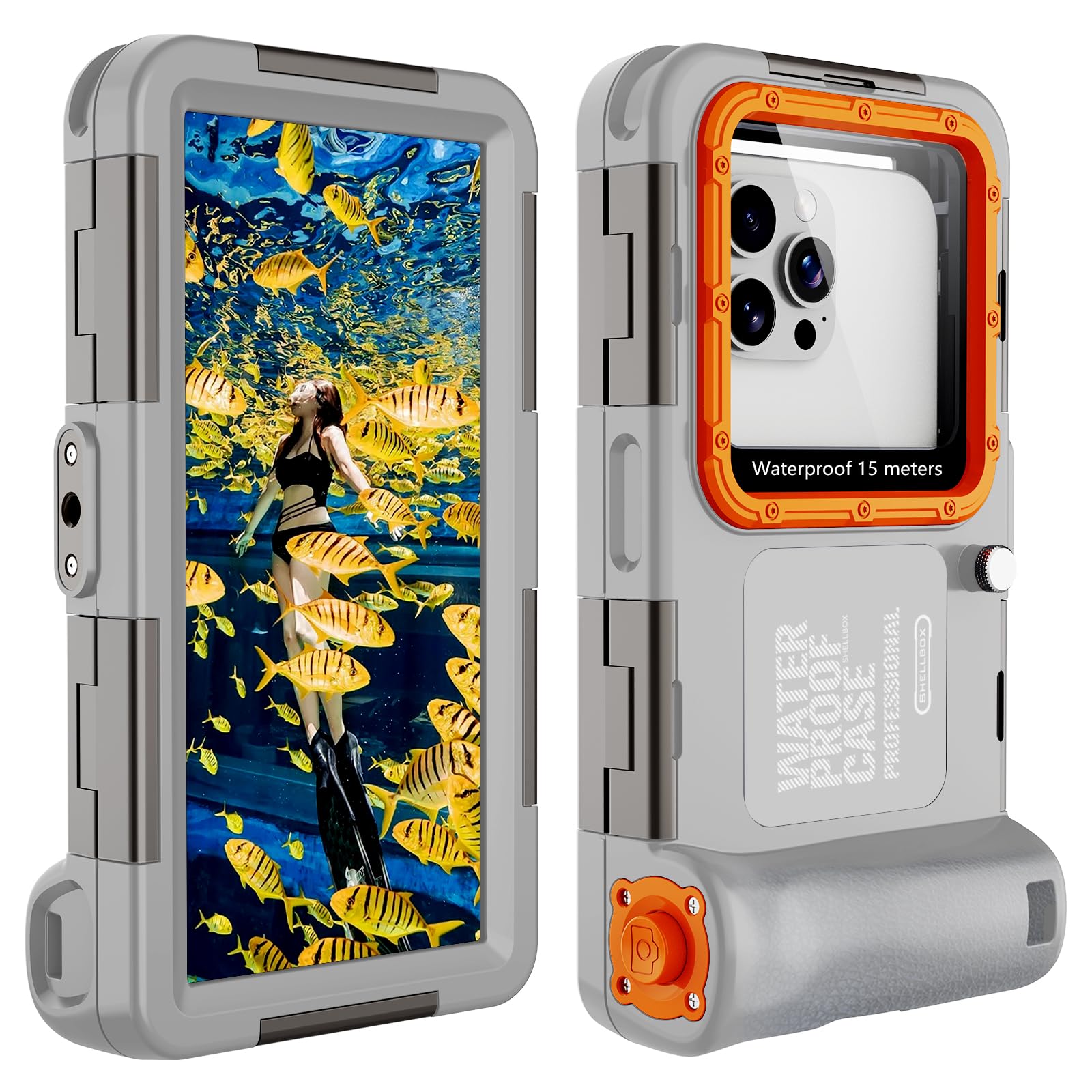saccetto ipx8 waterproof per smartphone 15 m sott acquacompatibleiphone 17 16 e 15