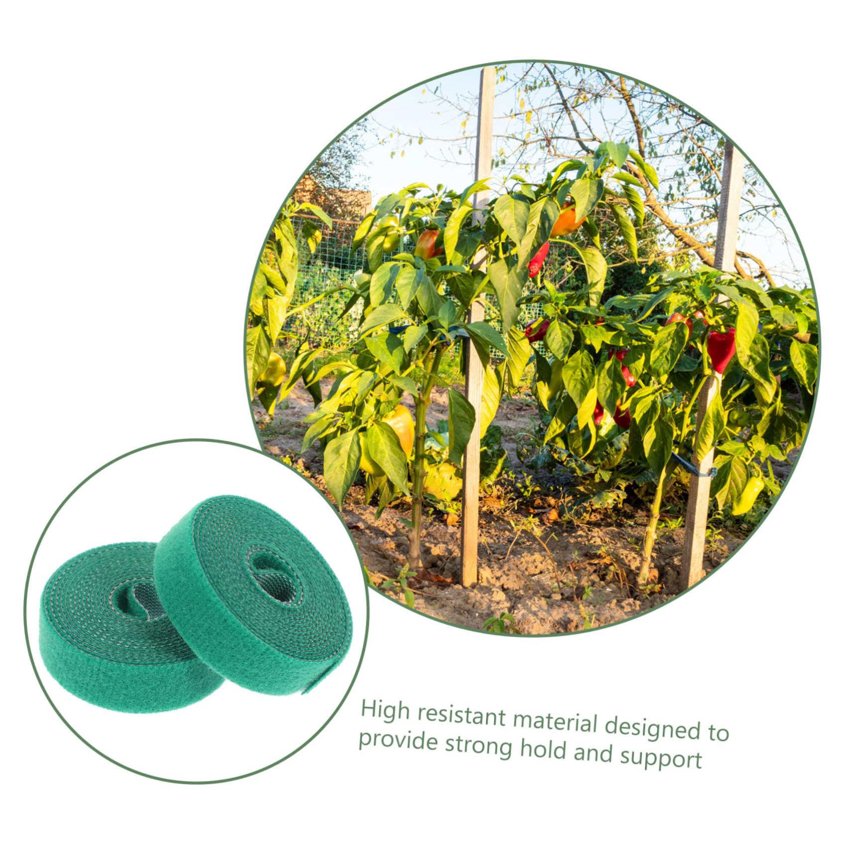 ABOOFAN 8pièces Ruban De Jardinage Réutilisable pour Fixation des Plantes Grimpantes Support Ajustable