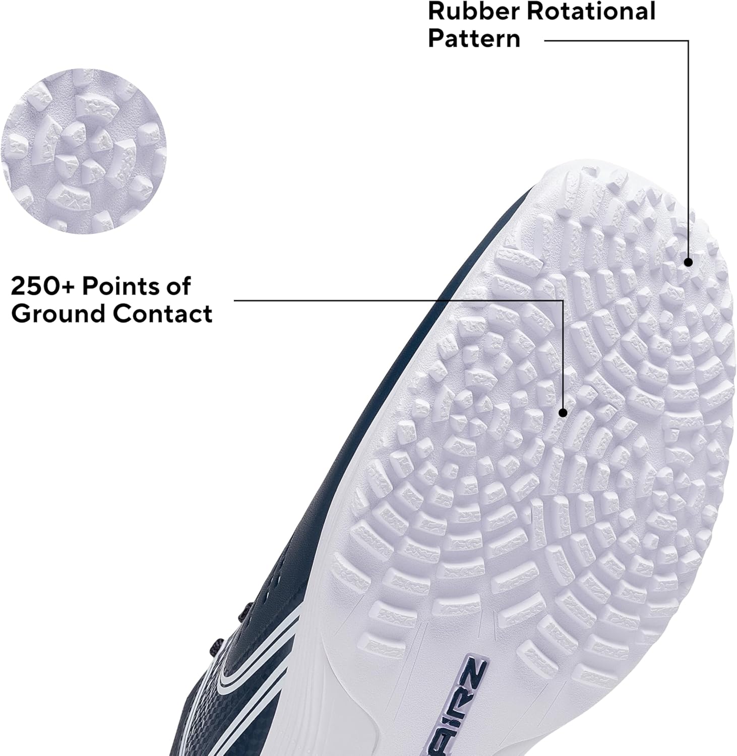 SQAIRZ GFP Baseball Turf Trainer Shoes Men, Baseball Cleats Men, Turf Shoes, Turf Cleats, Softball Turf Shoe - Image 8