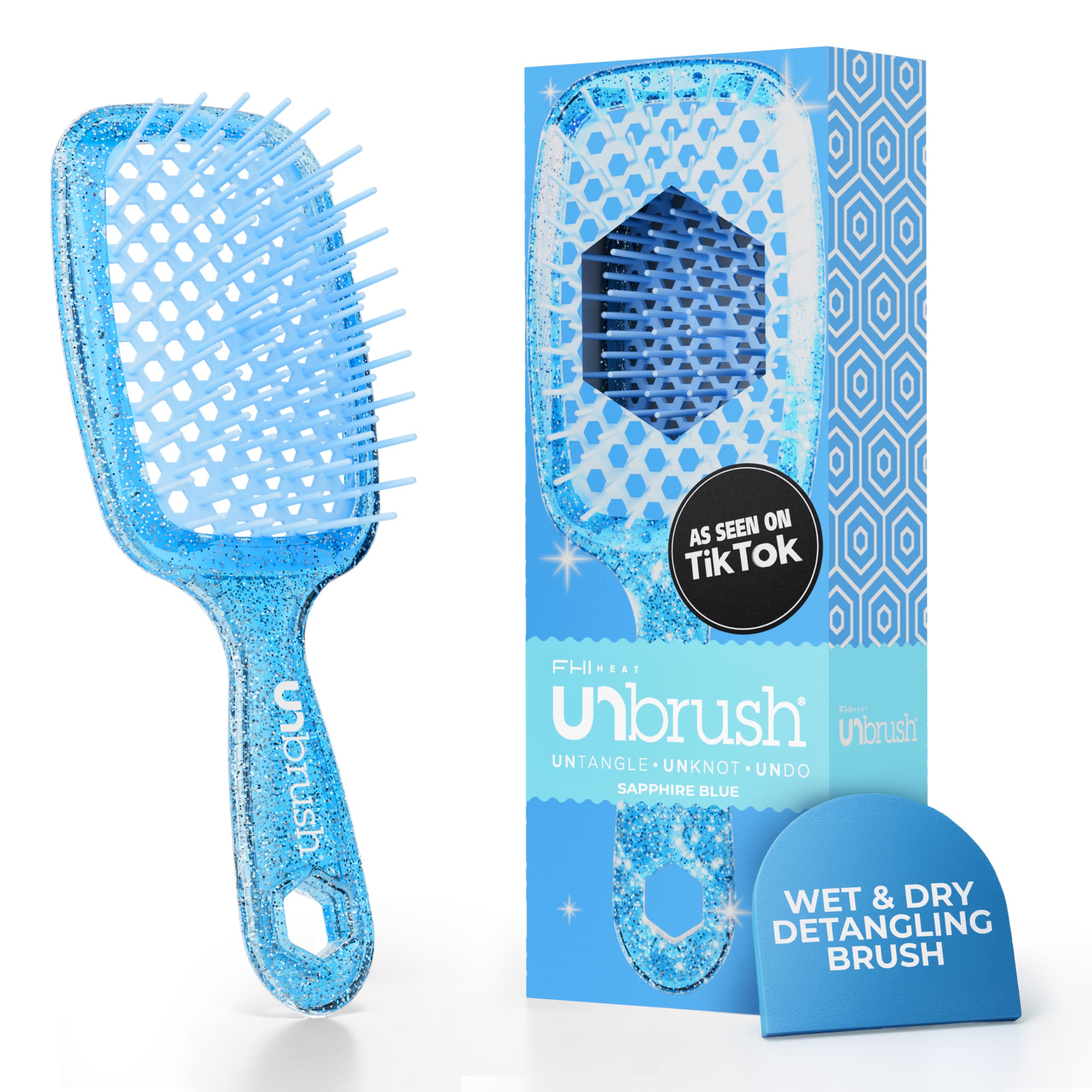 FHI Heat UNbrush デタングリングブラシ すべてのウェットヘアまたは