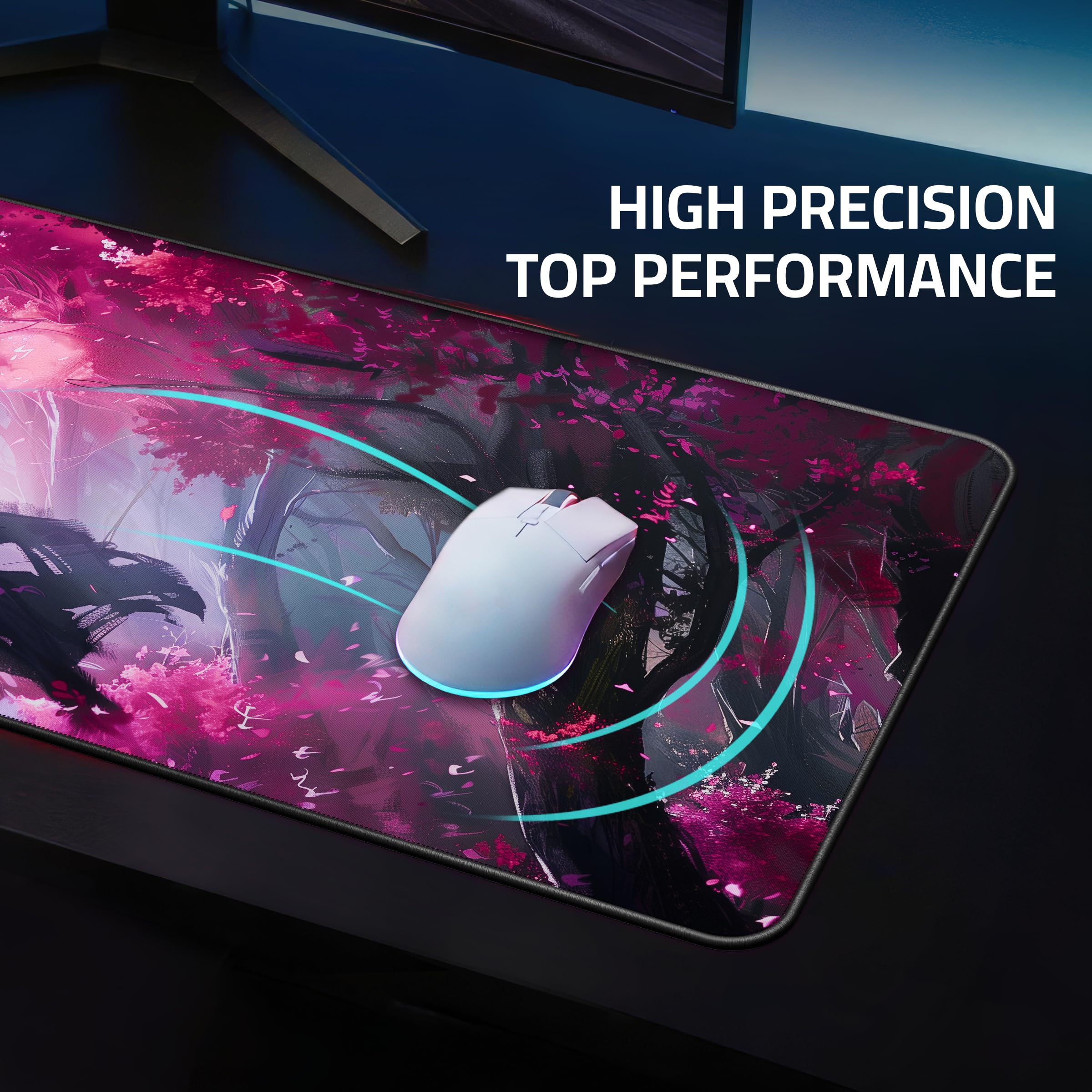 Amazon.com: RISOKA XXL Anime Gaming Mouse Pad 35.4 x 15.7 inch