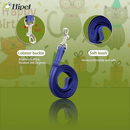 Miniatura 3 de Arnés y correa para caminar, a prueba de escapes, tela de malla de aire, chaleco para caminar al aire libre con tiras reflectantes para gatos lindos