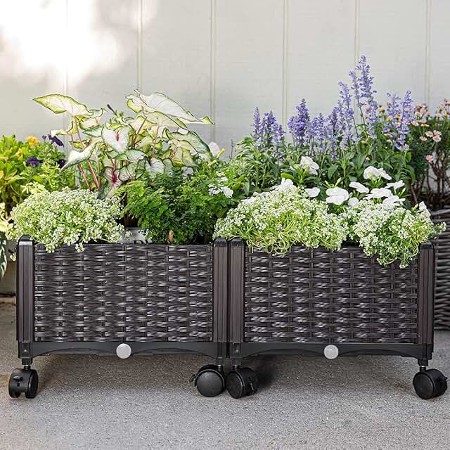 self watering planter boxes