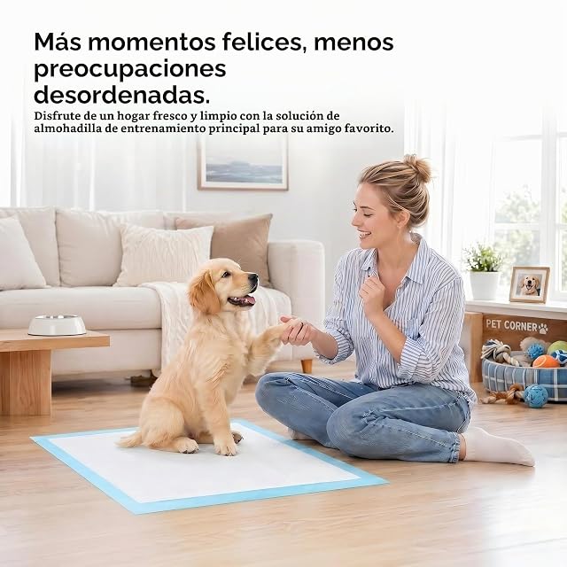 Foto 7 de 7 de 100 Empapadores Perros 33x45cm: Almohadillas Adiestramiento Cachorros