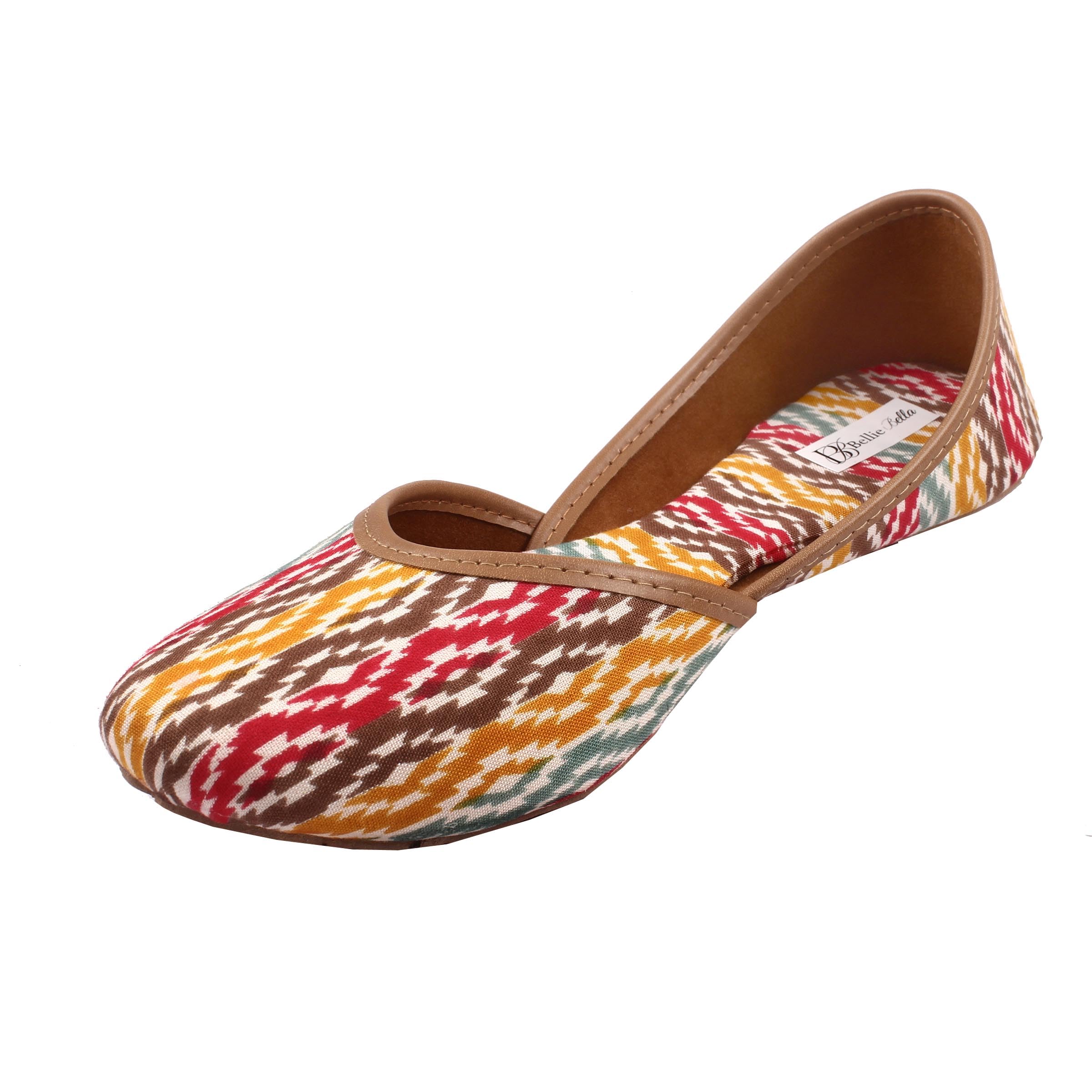 Beautiful Multicolored Women and Girls Embroidered Punjabi Jutti for Women-image-8