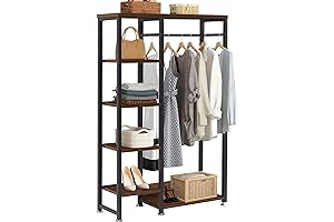 VECELO Open Garment Clothing Rack