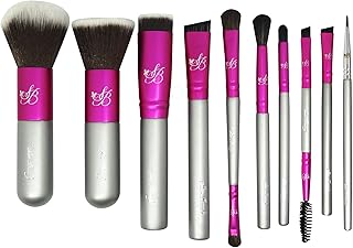 Juego de brochas de viaje de maquillaje, pequ...