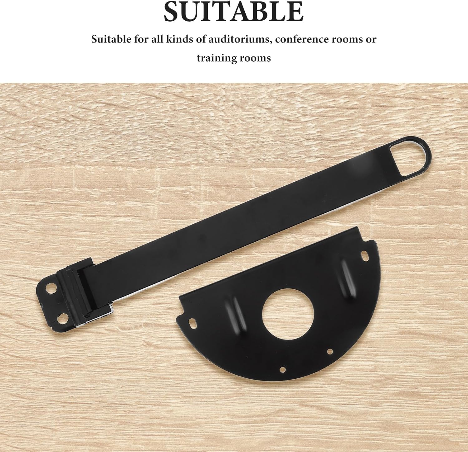 Desk Writing Board Bracket: Multi-Function Clipboard Rack Connector for Auditorium Or Meeting Chair - Iron Chair Part for Classroom and Office