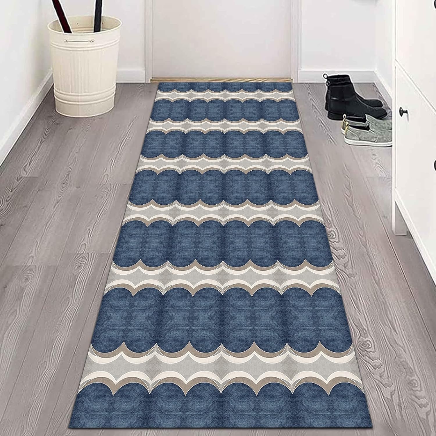 納得の一品！玄関用エクストラロングカーペットランナー、滑り止め裏地付き廊下ランナーラグ、1m 1.5m 2m 2.5m 3m 3.5m 4m 4 ビジネスにもカジュアルにも