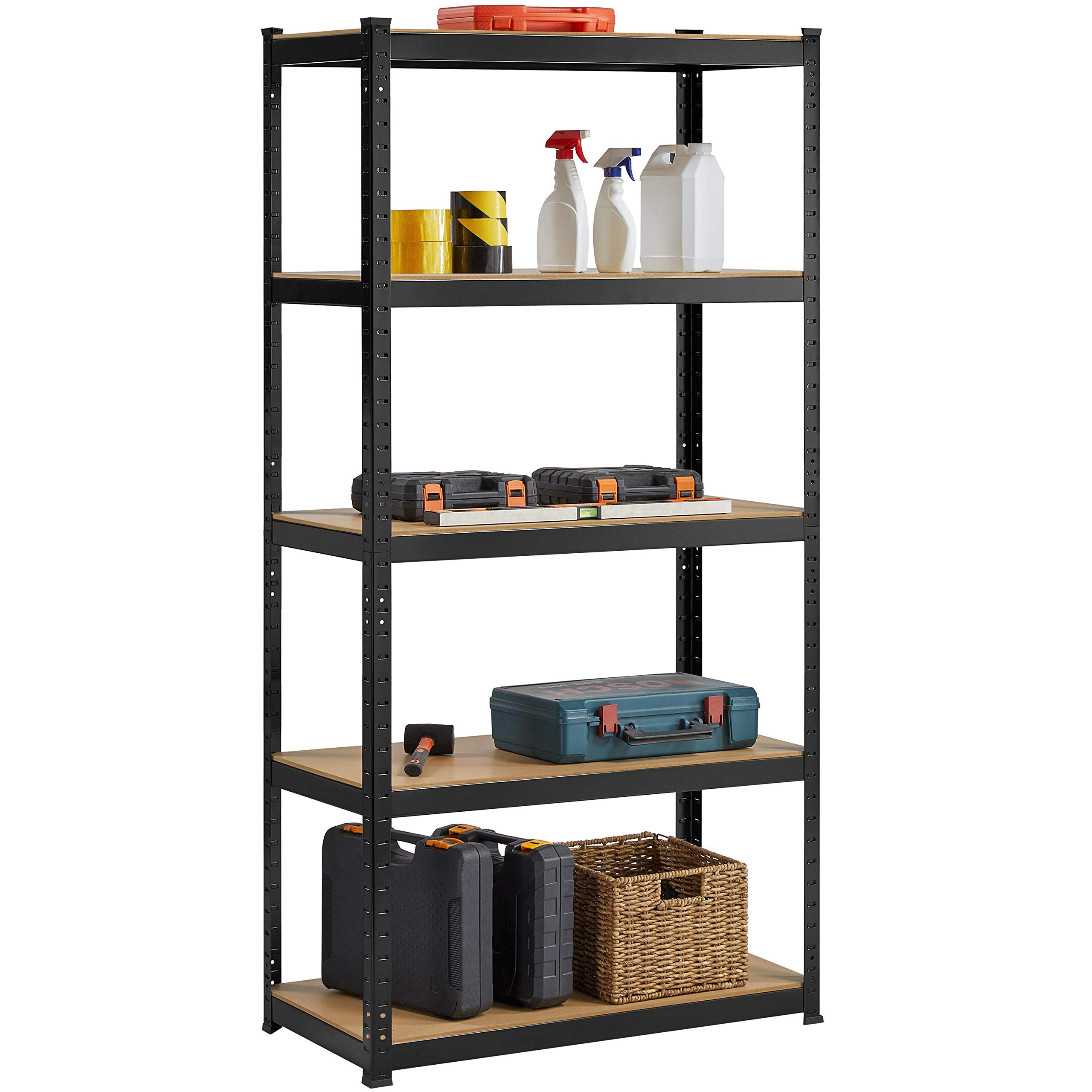 Buy Yaheetech 5Tier Storage Shelves Standing Racking Shelving Units